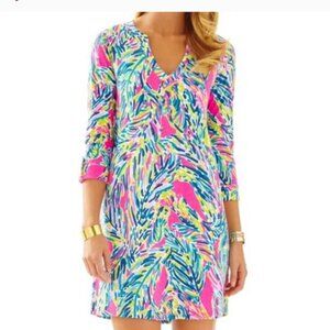 Lilly Pulitzer Rossmore Dress in Palm Reader Print XXS